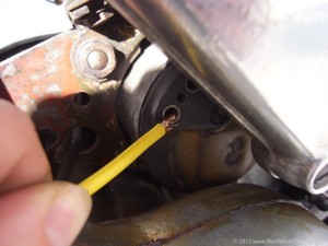 Repolarising (or 'flashing') a Lucas motorcycle dynamo unit